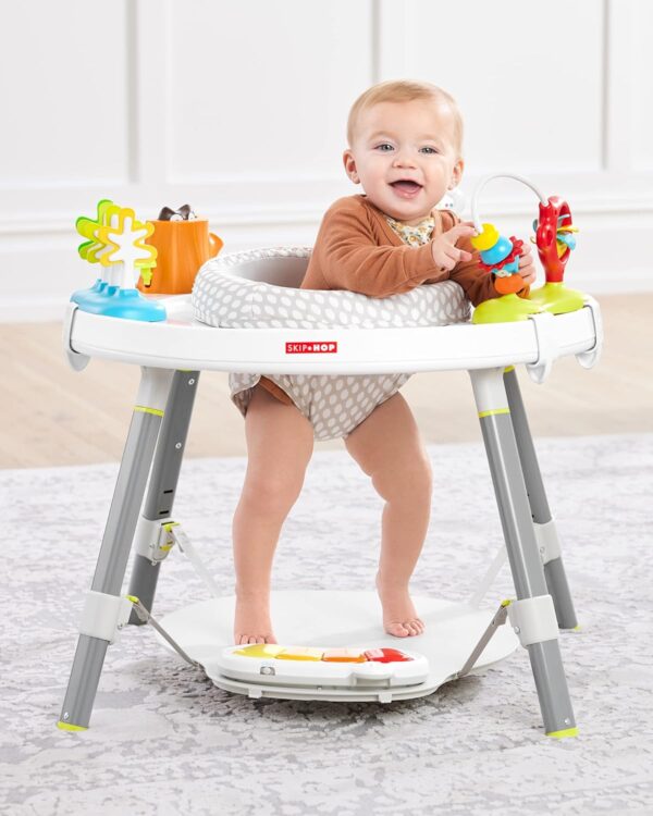 elmmart Skip Hop Baby Activity Center: Interactive Play Center with 3-Stage Grow-with-Me Functionality, 4mo+, Explore & More