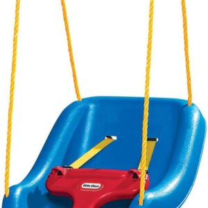 Elmmart Little Tikes Snug 'n Secure Blue Swing with Adjustable Straps