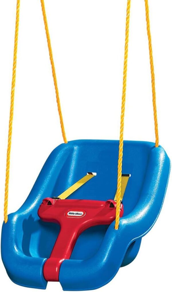 Elmmart Little Tikes Snug 'n Secure Blue Swing with Adjustable Straps