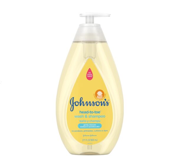 Elmmart Johnson's Head-to-Toe Gentle Tear-Free Baby & Newborn Wash & Shampoo