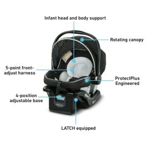 elm mart Graco SnugRide 35 Lite LX Infant Car Seat