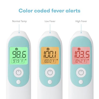 elm mart Frida Baby Thermometer, 3-in-1 Infrared Thermometer for Ear, Forehead & Touchless, Digital Baby Thermometer for Infants ,Toddlers, Kids & Adults