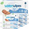 elm mart WaterWipes Plastic-Free Original-baby Wipes, 99.9% Water Based Wipes, Unscented & Hypoallergenic for Sensitive Skin, 60 Count (Pack of 9) Total 540 wipes