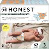 Elm mart The Honest Company Clean Conscious Diapers | Plant-Based, Sustainable | Orange You Cute + Feeling Nauti | Club Box, Size 3 (16-28 lbs), 62 Count