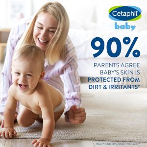 elm mart Cetaphil Baby Wash & Shampoo, 13.5oz Pack of 2, Hypoallergenic, Gentle Enough for Everyday Use, Soap Free