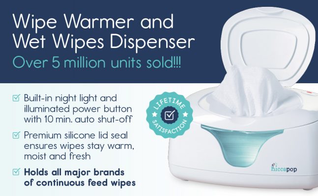 elm mart hiccapop Baby Wipe Warmer and Baby Wet Wipes Dispenser | Baby Wipes Warmer for Babies | Diaper Wipe Warmer with Changing Light