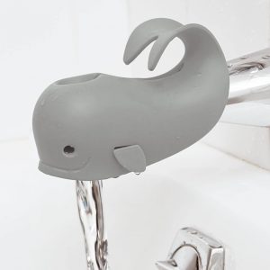 Elm mart Skip Hop Baby Bath Spout Cover, Universal Fit, Moby, Grey