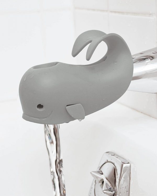 Elm mart Skip Hop Baby Bath Spout Cover, Universal Fit, Moby, Grey