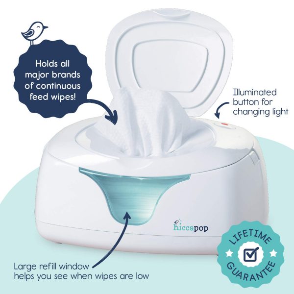 elm mart hiccapop Baby Wipe Warmer and Baby Wet Wipes Dispenser | Baby Wipes Warmer for Babies | Diaper Wipe Warmer with Changing Light