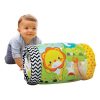 elm mart Infantino Jungle Peek & Roll - Encourages Crawling, Inflatable Activity Toy with Bouncing Balls Inside