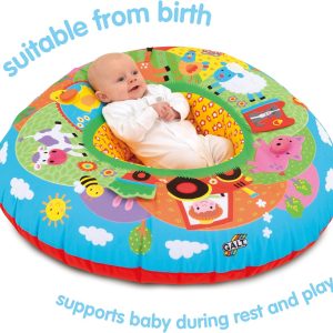 Elm mart Galt Toys, Playnest - Farm, Baby Activity Center & Floor Seat, Ages 0 Months Plus