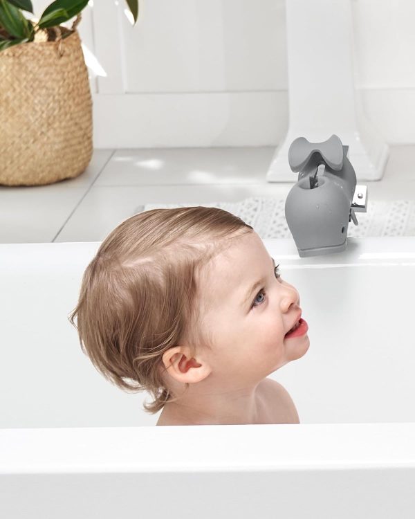 Elm mart Skip Hop Baby Bath Spout Cover, Universal Fit, Moby, Grey