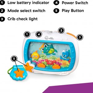 Elm mart Baby Einstein Sea Dreams Soother Musical Crib Toy and Sound Machine, Newborn and up