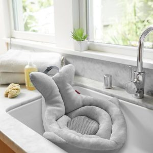 Elm mart Skip Hop Soft Sink Baby Bath Tub, Moby, Grey