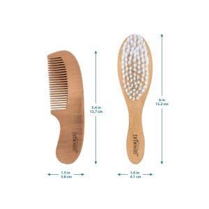 Elm mart Dr. Brown's Soft and Safe Baby Brush & Comb