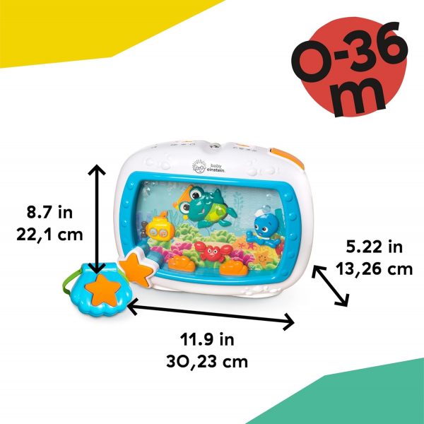 Elm mart Baby Einstein Sea Dreams Soother Musical Crib Toy and Sound Machine, Newborn and up