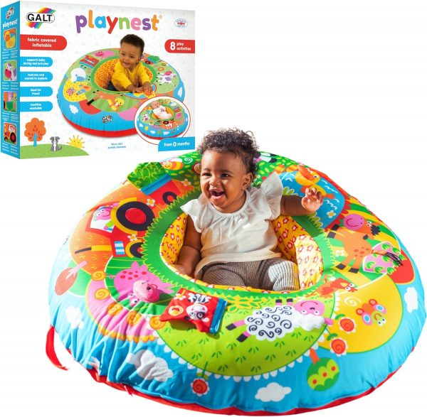 Elm mart Galt Toys, Playnest - Farm, Baby Activity Center & Floor Seat, Ages 0 Months Plus