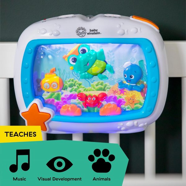 Elm mart Baby Einstein Sea Dreams Soother Musical Crib Toy and Sound Machine, Newborn and up