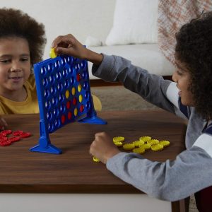 Elm Mart Hasbro Gaming Connect 4 Classic Grid,4 in a Row Game,Strategy Board Games for Kids,2 Player .for Family and Kids,Ages 6 and Up