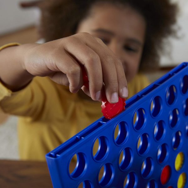 Elm Mart Hasbro Gaming Connect 4 Classic Grid,4 in a Row Game,Strategy Board Games for Kids,2 Player .for Family and Kids,Ages 6 and Up