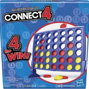 Elm Mart Hasbro Gaming Connect 4 Classic Grid,4 in a Row Game,Strategy Board Games for Kids,2 Player .for Family and Kids,Ages 6 and Up