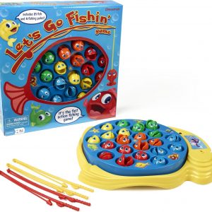 Elmmart Let's Go Fishin' Game by Pressman - The Original Fast-Action Fishing Game!, 1-4 players