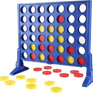 Elm Mart Hasbro Gaming Connect 4 Classic Grid,4 in a Row Game,Strategy Board Games for Kids,2 Player .for Family and Kids,Ages 6 and Up