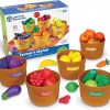 Elm Mart Learning Resources Farmer’s Market Color Sorting Set - 30 Pieces Age 18+ Months Toddler Learning Toys, Sorting Toys for Kids, Play Food,Easter Basket Stuffers​