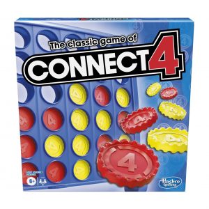 Elm Mart Hasbro Gaming Connect 4 Classic Grid,4 in a Row Game,Strategy Board Games for Kids,2 Player .for Family and Kids,Ages 6 and Up