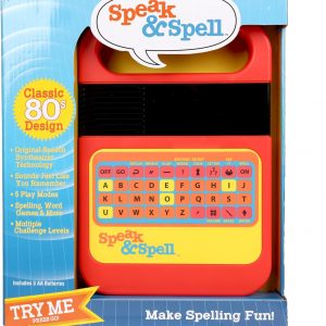 Elm Mart Speak & Spell Electronic Game - Educational Learning Toy, Spelling Games, 80s Retro Handheld Arcade, Autism Toys, Activity for Boys, Girls, Toddler, Ages 7+