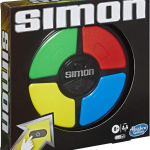 Elm Mart Hasbro Gaming Simon Handheld Electronic Memory Game With Lights and Sounds for Kids Ages 8 and Up