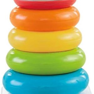 Elm Mart Fisher-Price Infant Toy Set with Baby’s First Blocks (10 Shapes) and Rock-a-Stack Ring Stacking Toy for Ages 6+ Months (Amazon Exclusive)