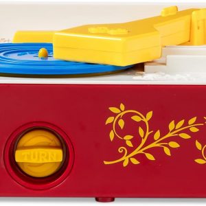 Elm Mart Fisher Price Classics - Record Player - Retro, Tactile Interactive Retro Toy for Kids, Girls, Boys, Toddlers, Baby, Preeschooler, Unisex 18 Months +