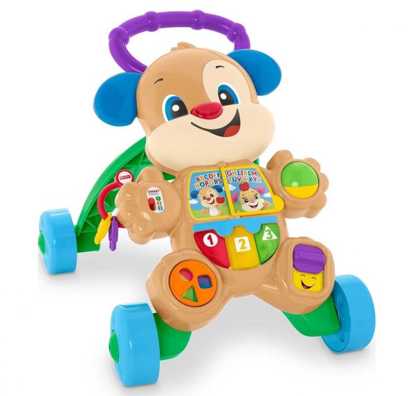 Elm Mart Fisher-Price Baby Toy Laugh & Learn Smart Stages Learn with Puppy Walker with Music Lights & Activities for Infants Ages 6+ Months