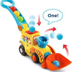 Elm Mart VTech Pop-a-Balls Push & Pop Bulldozer, Yellow