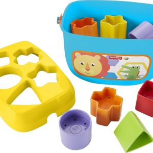 Elm Mart Fisher-Price Infant Toy Set with Baby’s First Blocks (10 Shapes) and Rock-a-Stack Ring Stacking Toy for Ages 6+ Months (Amazon Exclusive)