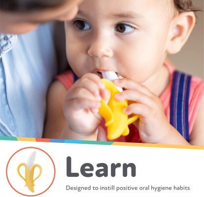 Elm Mart Nuby Nananubs Banana Massaging Teether