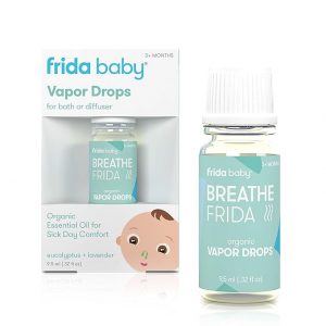 Elm Mart Frida Baby Breathefrida Vapor Bath Drops, Baby Congestion Relief with Eucalyptus Essential Oil for Humidifier, Aromatherapy Oil Help Baby Breathe Easy