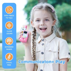 Elm Mart Unicorn Walkie Talkies for Kids,Toys Gifts for 3-9 Year Old Boys Girls Ages 5-7 Kids Walkie Talkies Outdoor Hiking 2 Way Radio Toy for 3-12 Year Old Boy Girl Halloween Birthday Gift