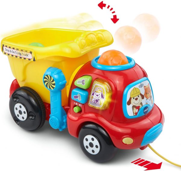 Elm mart VTech Drop and Go Dump Truck, Yellow