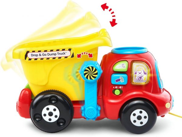 Elm mart VTech Drop and Go Dump Truck, Yellow