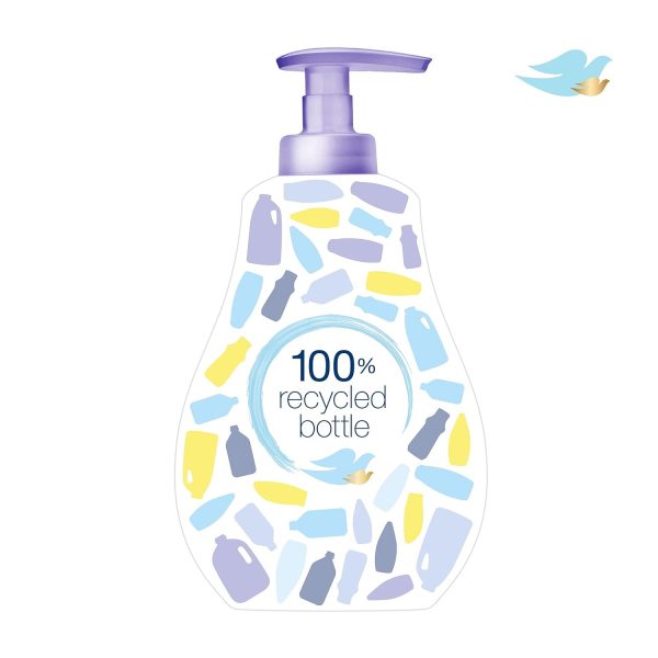 Elm Mart Baby Dove Sensitive Skin Care Baby Wash Calming Moisture For a Calming Bath Wash Hypoallergenic and Tear-Free, Washes Away Bacteria 13 oz