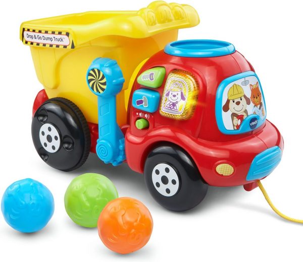 Elm mart VTech Drop and Go Dump Truck, Yellow