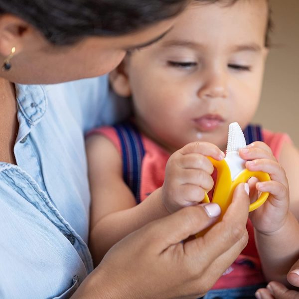 Elm Mart Nuby Nananubs Banana Massaging Teether