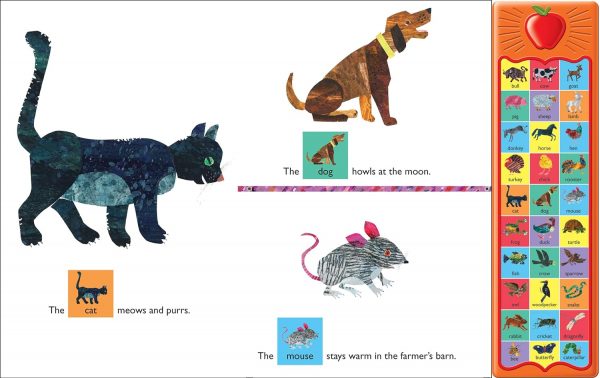 Elm Mart World of Eric Carle, Around the Farm 30-Button Animal Sound Book