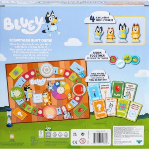 Elm Mart Bluey Scavenger Hunt Game. A Fun Board Game Full of Fun Activities to Perform, Things to Find and Questions to Answer