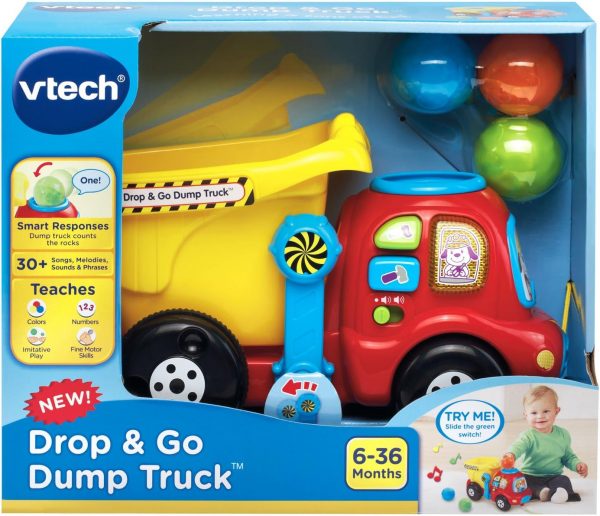 Elm mart VTech Drop and Go Dump Truck, Yellow