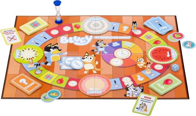 Elm Mart Bluey Scavenger Hunt Game. A Fun Board Game Full of Fun Activities to Perform, Things to Find and Questions to Answer