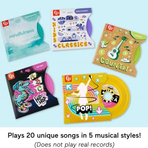 Elm mart Fisher-Price Musical Toy, Rockin’ Record Player for Preschool Pretend Play for Kids Ages 3+ Year