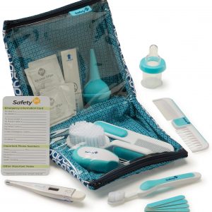 Elm Mart Safety 1st Deluxe 25-Piece Baby Healthcare and Grooming Kit (Arctic Blue)